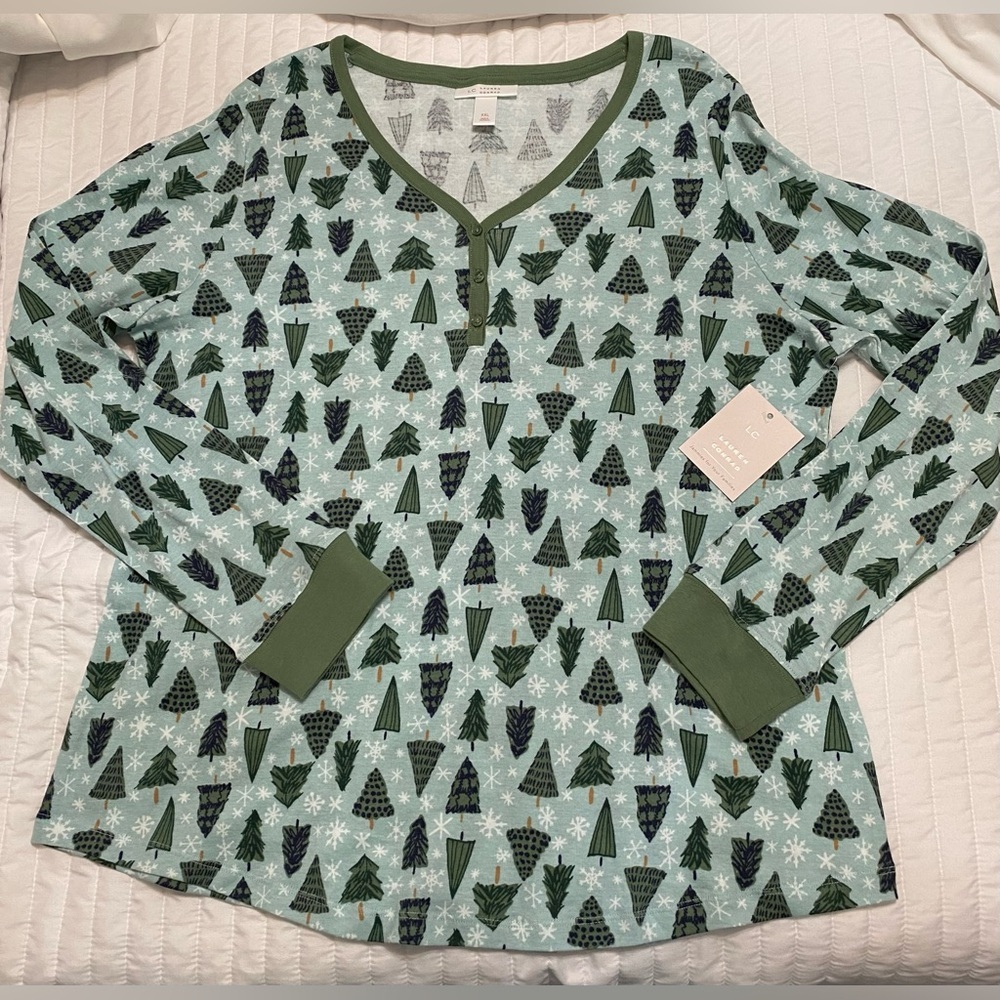 Lauren Conrad size XXL pajama set Christmas holiday NWT